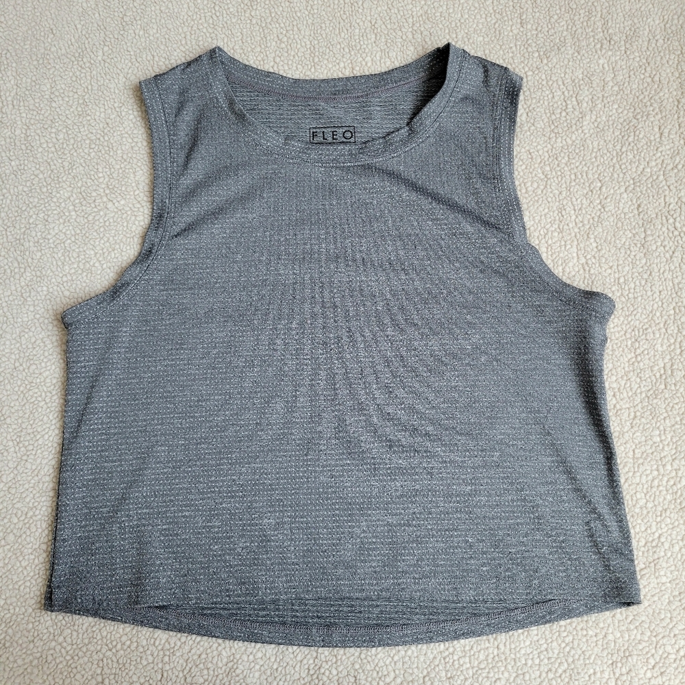 Fleo Dylan Crop Heather Black